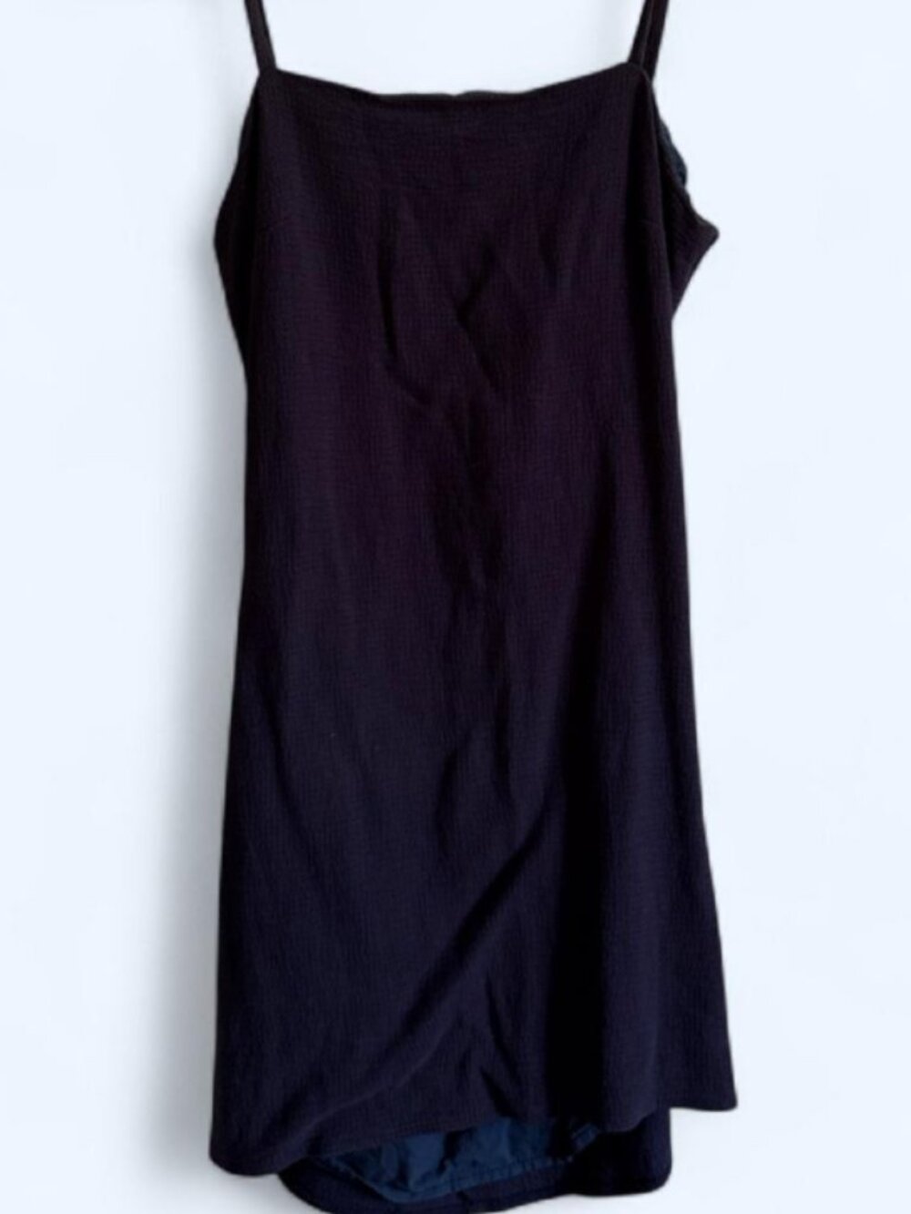 Brandy Melville Size S, Navy Minimalis dress with slightly backless with bow tie